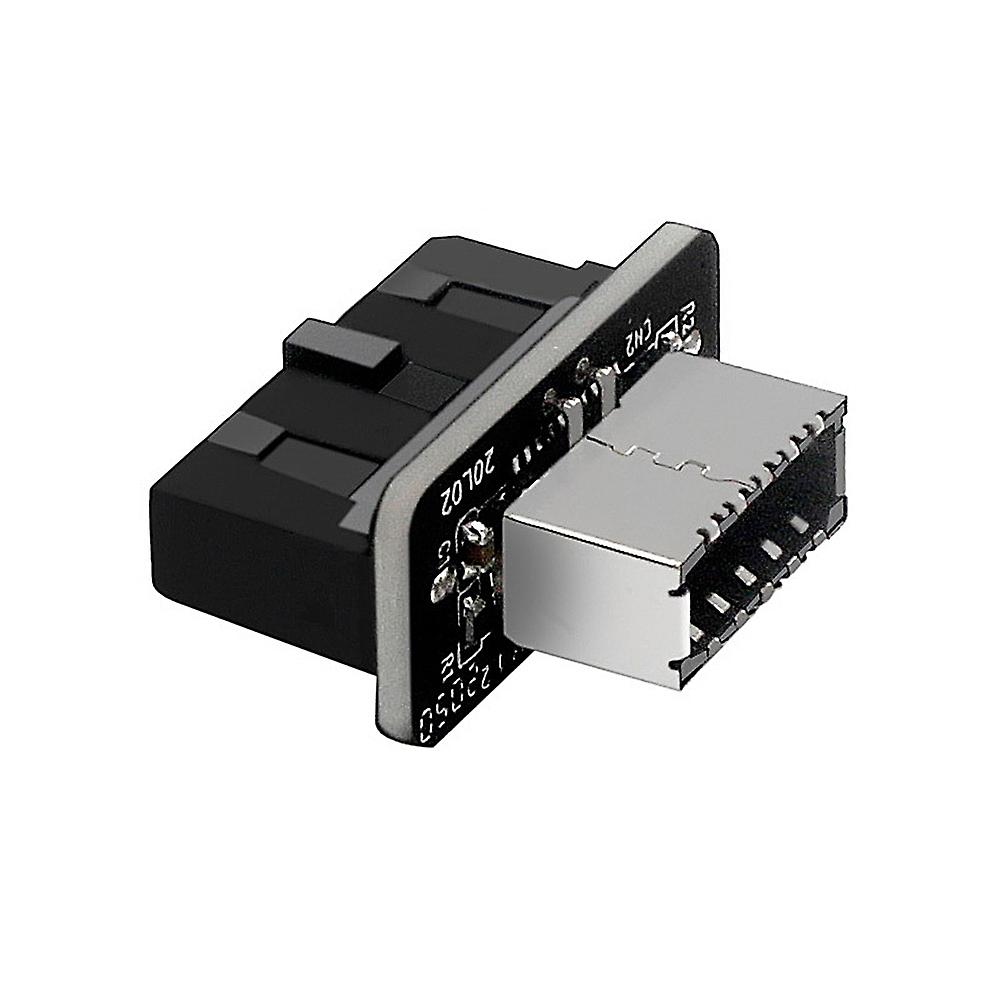 Motherboard USB3.0 19PIN to Type-E 90° Adapter Driver-free Converter High-speed Transmission Support