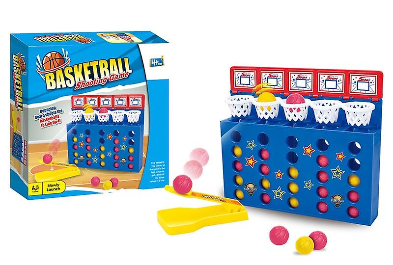 Children's Desktop Puzzle Ejection Toys Double Ejection Fun Four Ball Game