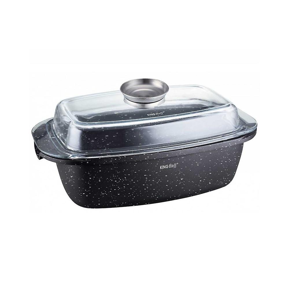 Kinghoff marble roasting pan 5.5l cover 28467