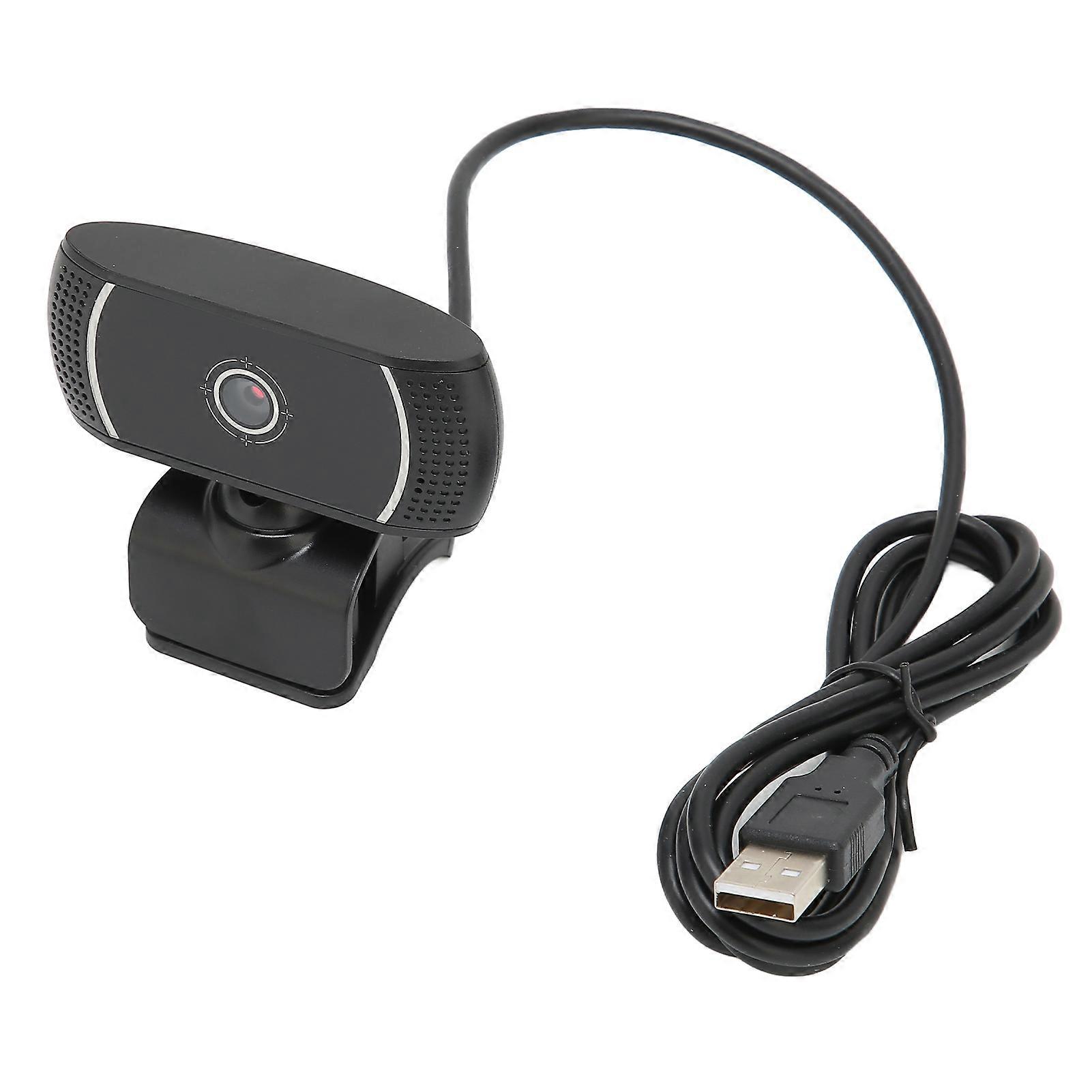 Computer Camera Plug and Play Online Class Live Conference Autofocus Flexible Driver Free 640x480 USB WebcamC200 Black Inner Mark 640x480P