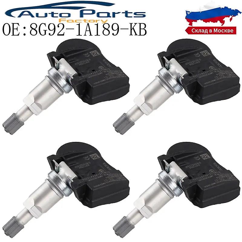 4 Pcs New Tire Pressure Sensor For Ford Galaxy Mondeo S-max 8g92-1a189-kb 8g921a189kb Tpms Sensor