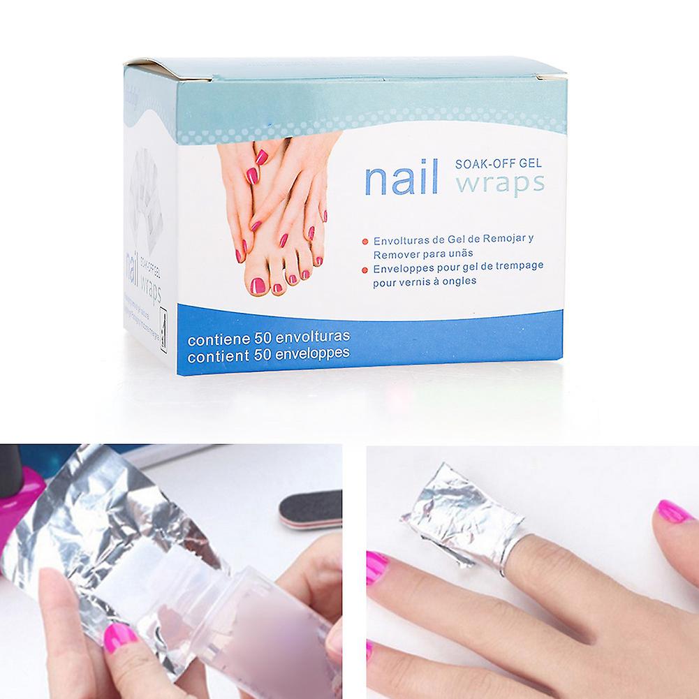 Pack of 50 cotton pads for removing nail polish