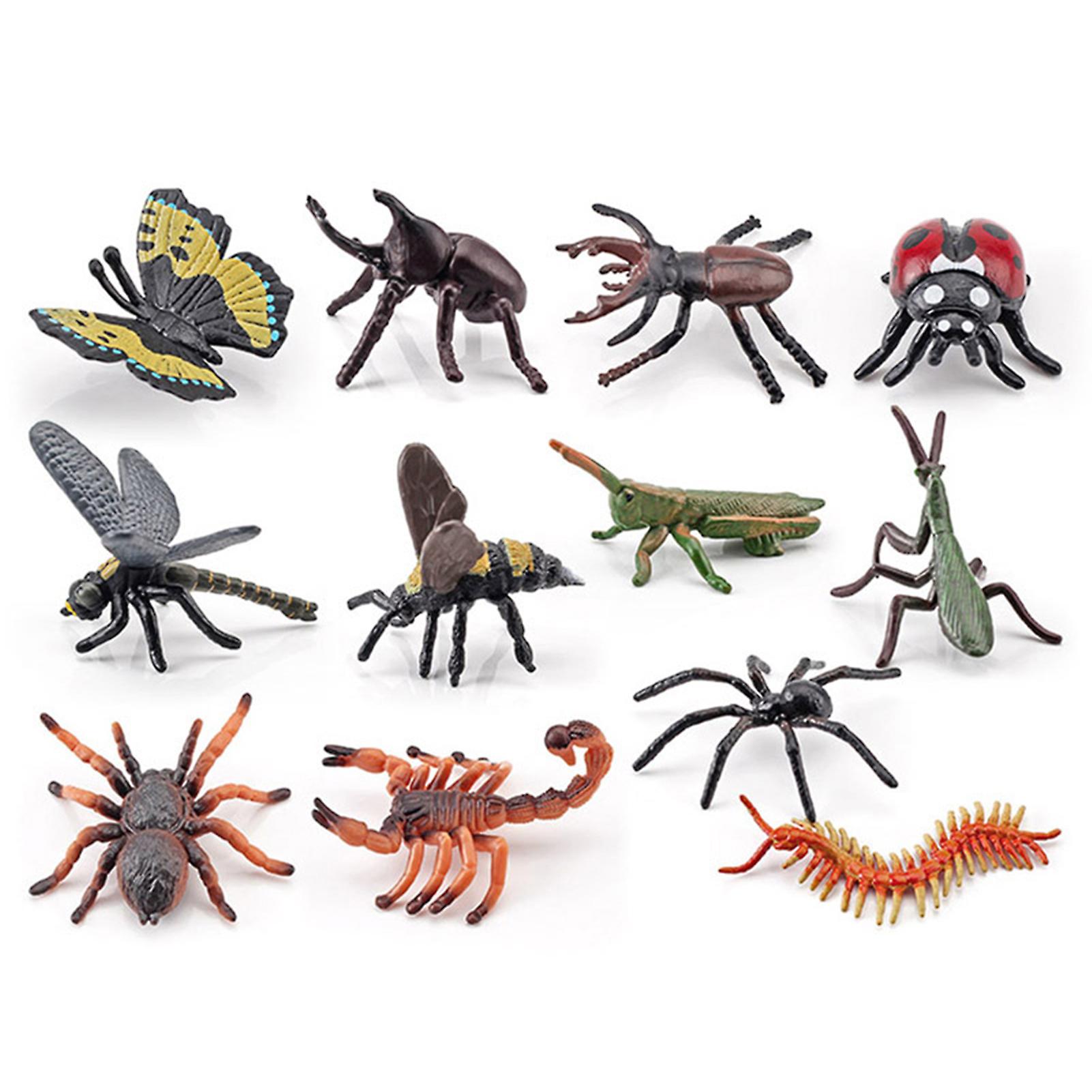 Realistic Insect Figure Toys Multi-Style Educational for Kids Insect Lovers