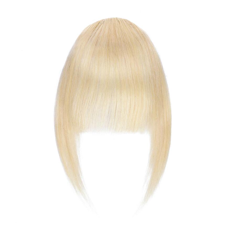 Bangs Hair Clip Human Hair Extensions Air Bangs with Temple Fringe