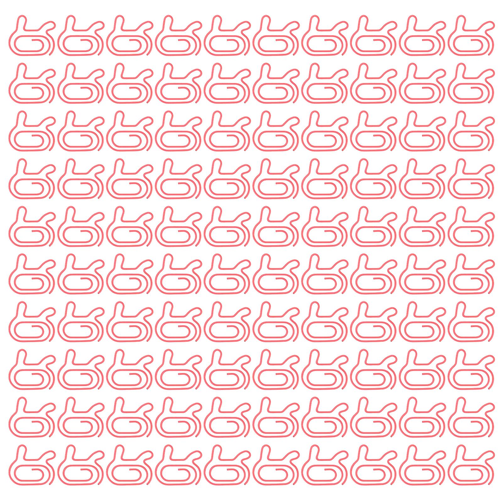 100pcs Exquisite Office Paper Clips - Rust Proof Slip Resistant for Scrapbooking
