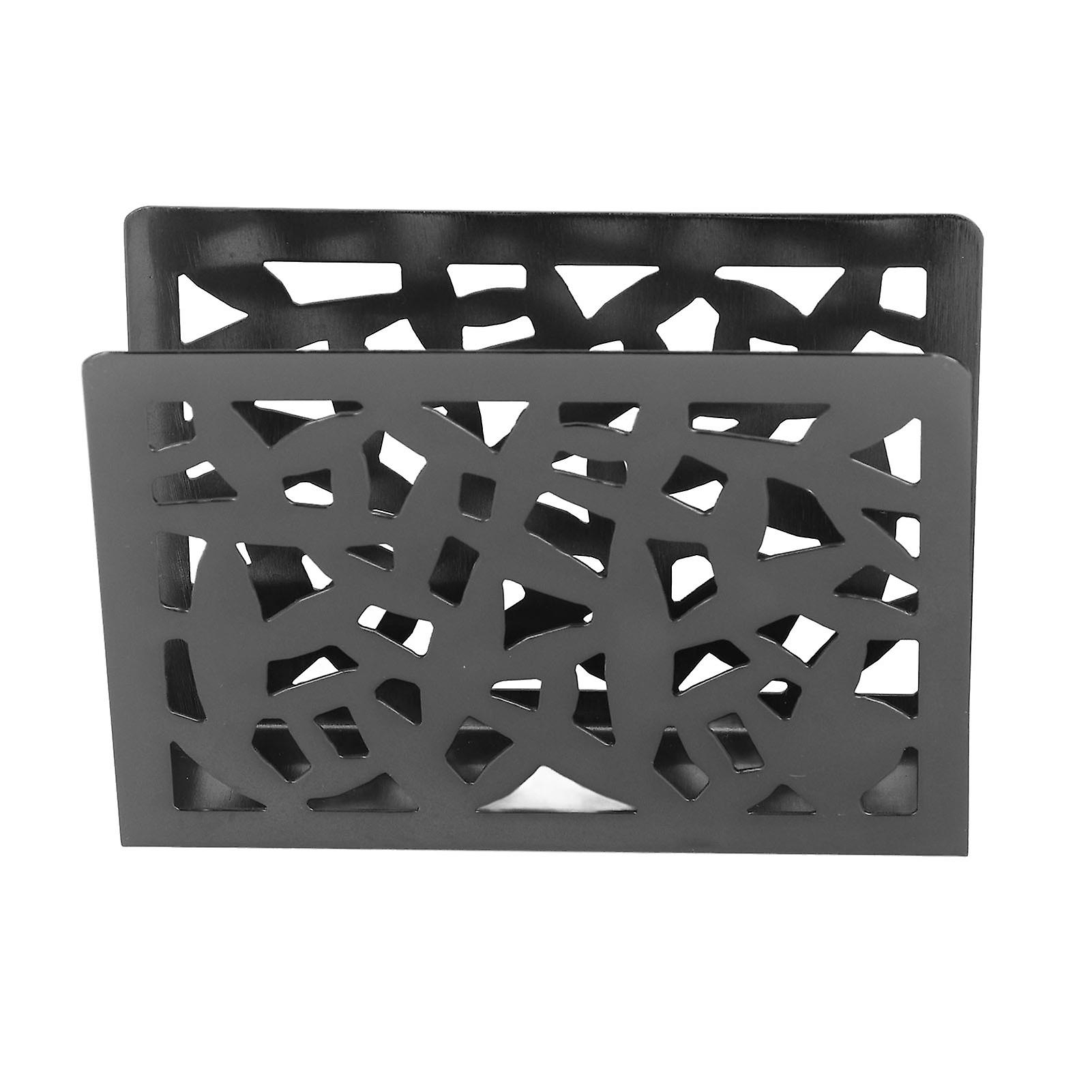 Napkin Holder Hollow Out Pattern Multifunction Vertical
