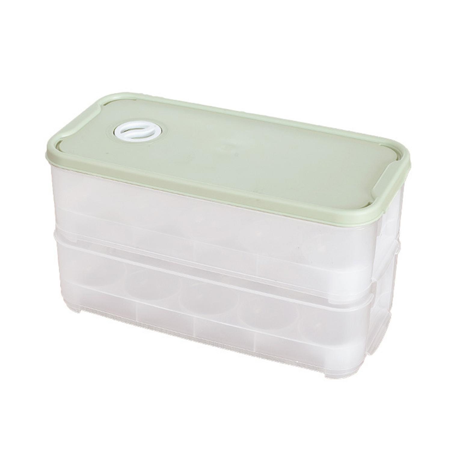 Transparent Egg Holder Stackable PP 10/20 Grids Egg Storage Trays Kitchen Supplies