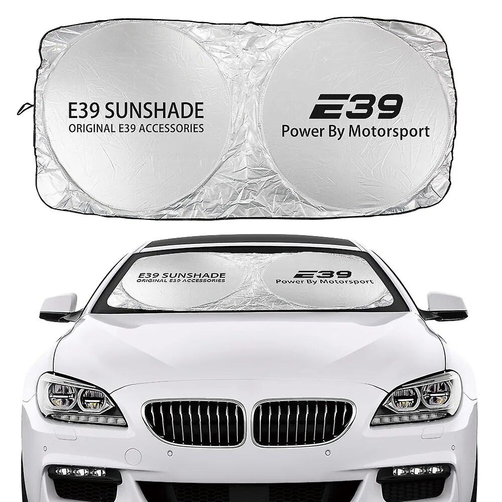 For BMW E39 E46 E60 E87 E90 E28 E30 E34 E53 E61 E70 E91 E92 E62 E93 Auto Windshield Sun Visor Anti UV Car Accessories~16987