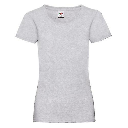 Fruit of the Loom Womens/Ladies Valueweight Heather Lady Fit T-Shirt