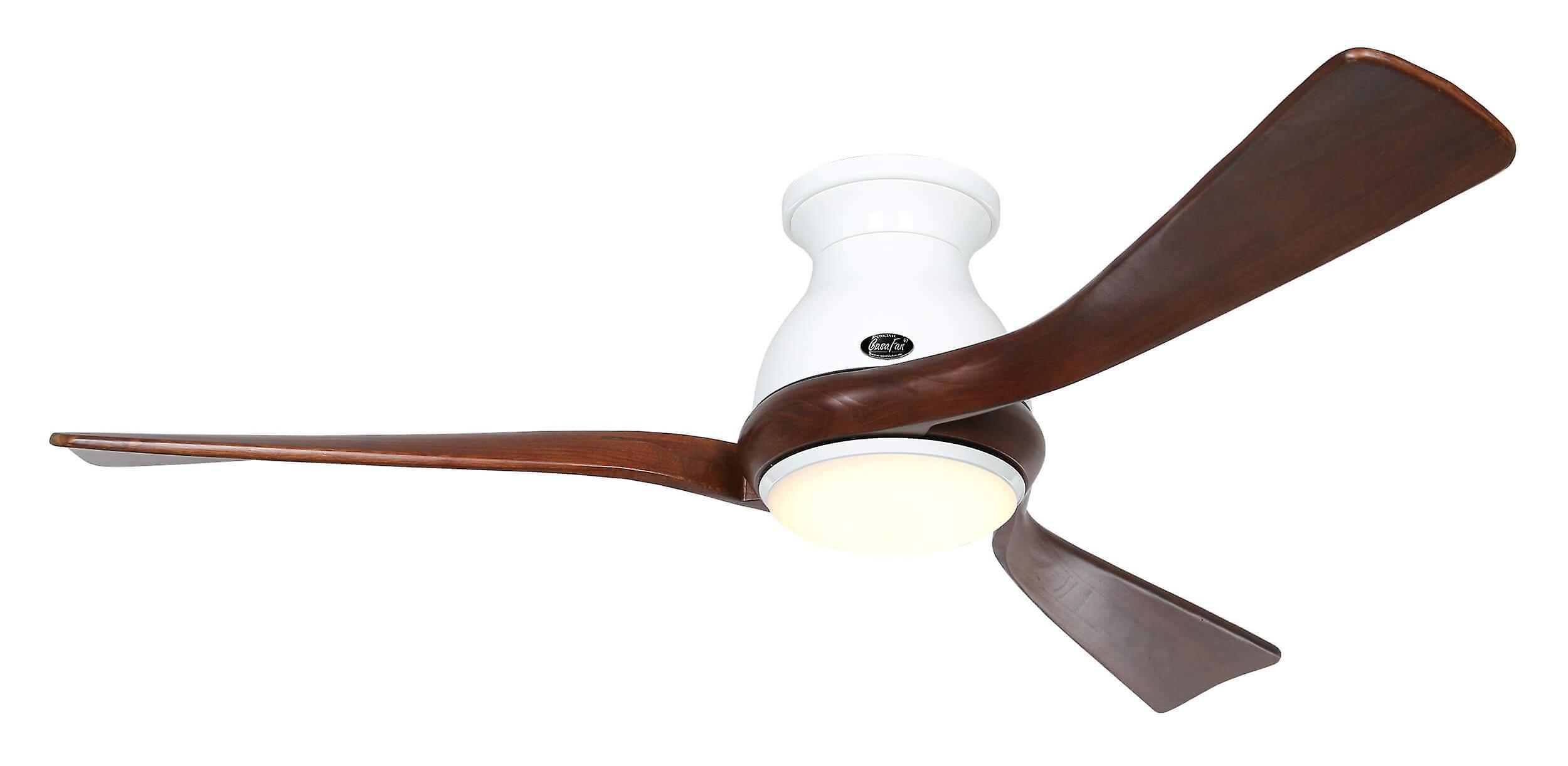 DC ceiling fan Eco Regento White / Walnut with LED