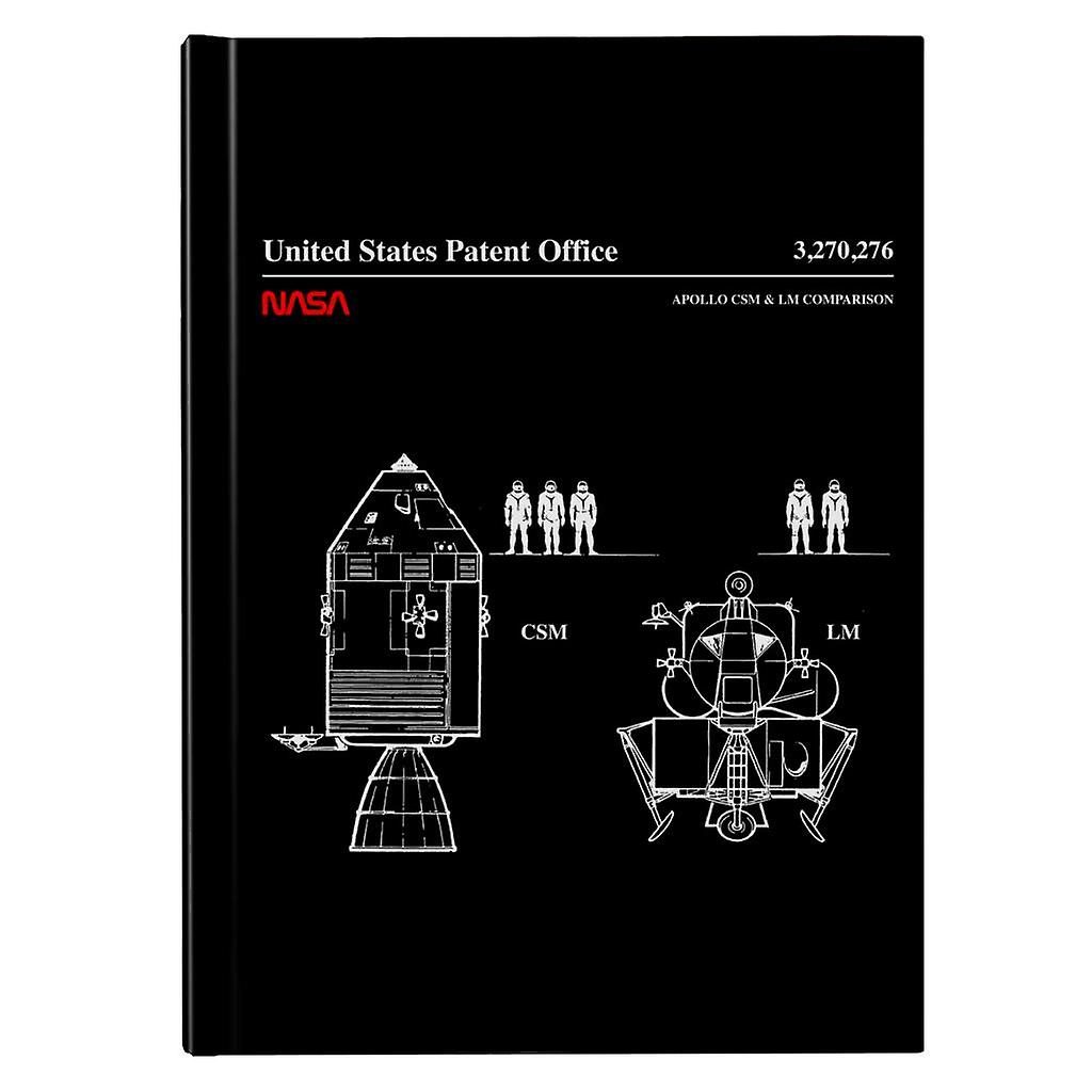 NASA Apollo CSM And LM Blueprint Hardback Journal