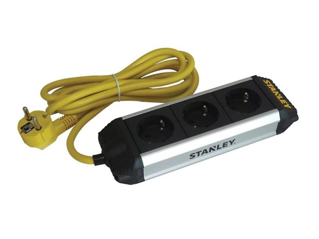 Stanley - 3 - Socket Open Outlets "Core" Power Bar - Schuko