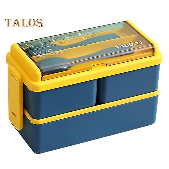 Bento Box Double Layer Storing Detachable Durable Office Worker Portable Food Container Daily Use