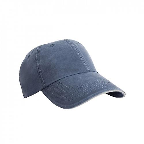 Result Headwear Washed Cotton Sandwich Peak Baseball Cap