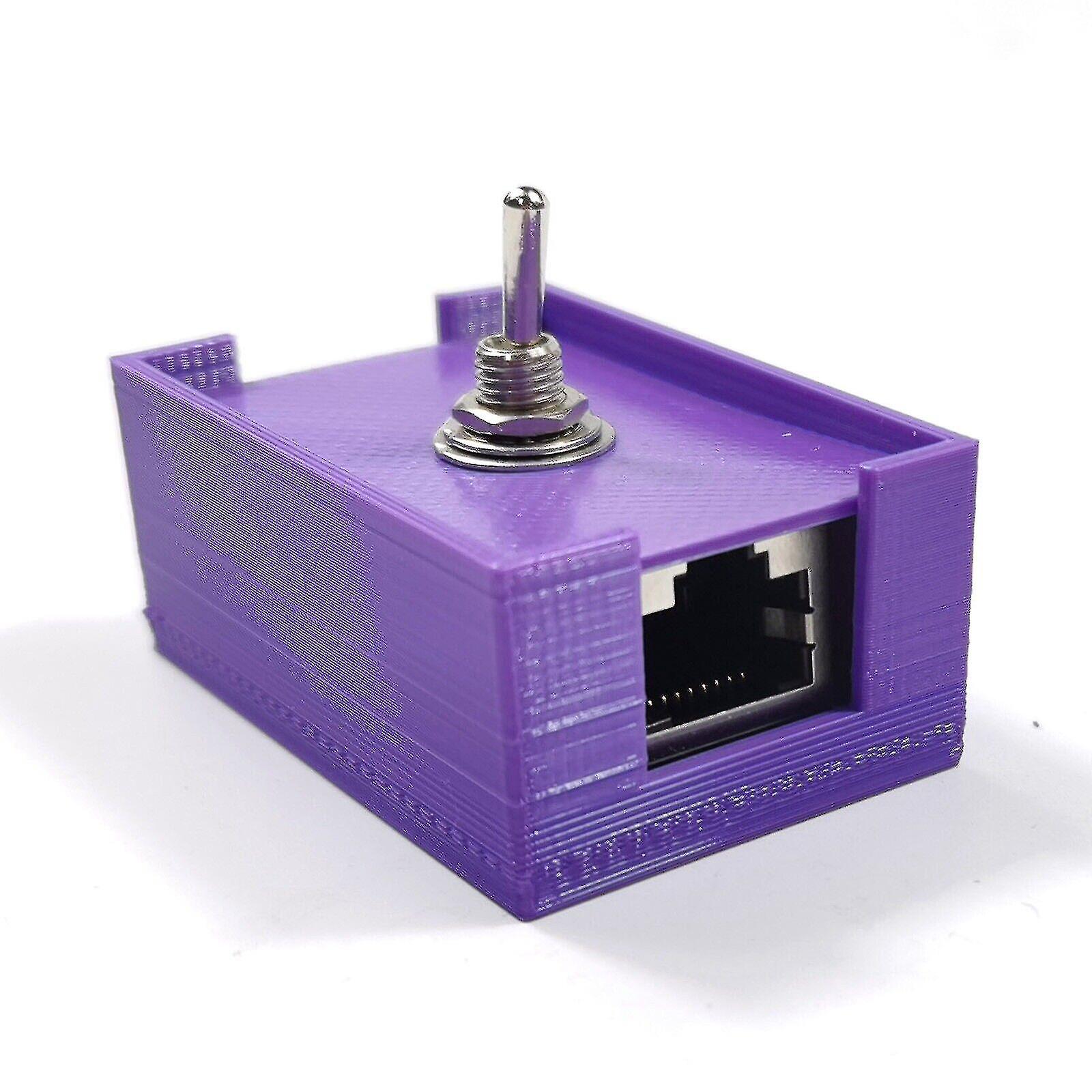 Rj45 Netzwerkkabel Twisted Pair Schalter Toggle Switch + Case