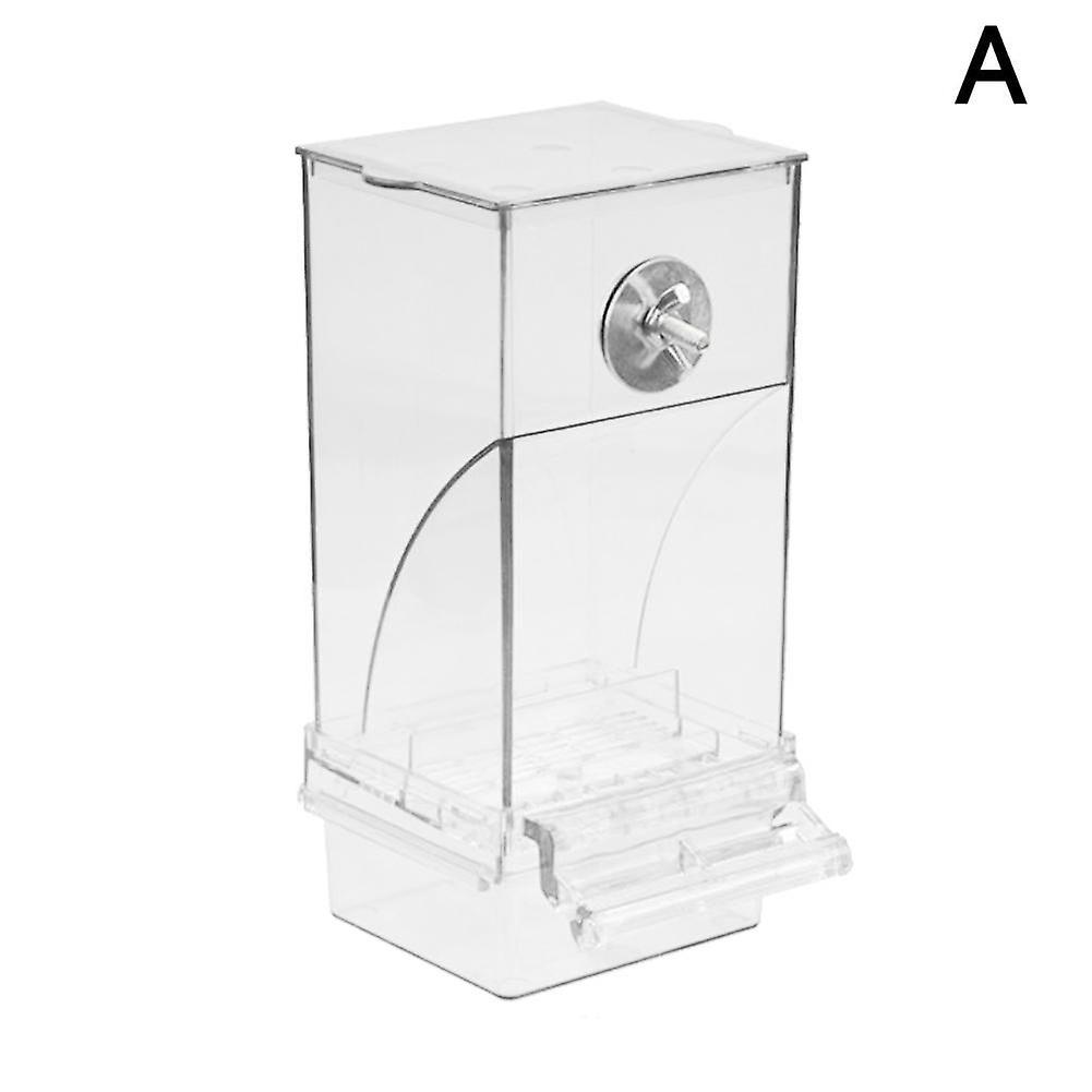 No Mess Bird Feeders Automatic Parrot Feeder Drinker Food Container Pet Supply