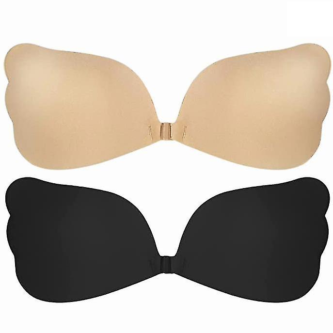 Adhesive Bra, Silicone Strapless Bra, Pack Of 2