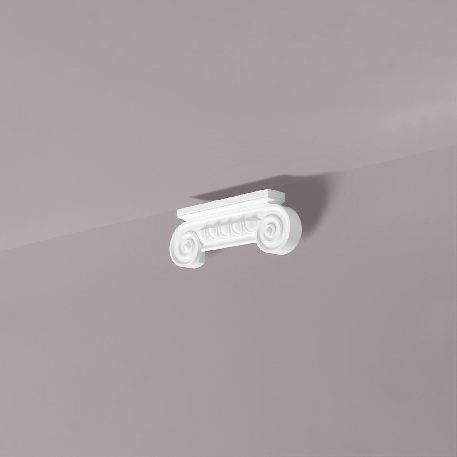 NMC 1 x Pilaster capital PC1 ARSTYL 47,4 cm x 5,4 cm x 13,5 cm white Rigid polyurethane foam pre-primed lightweight, sturdy, dimensionally stable