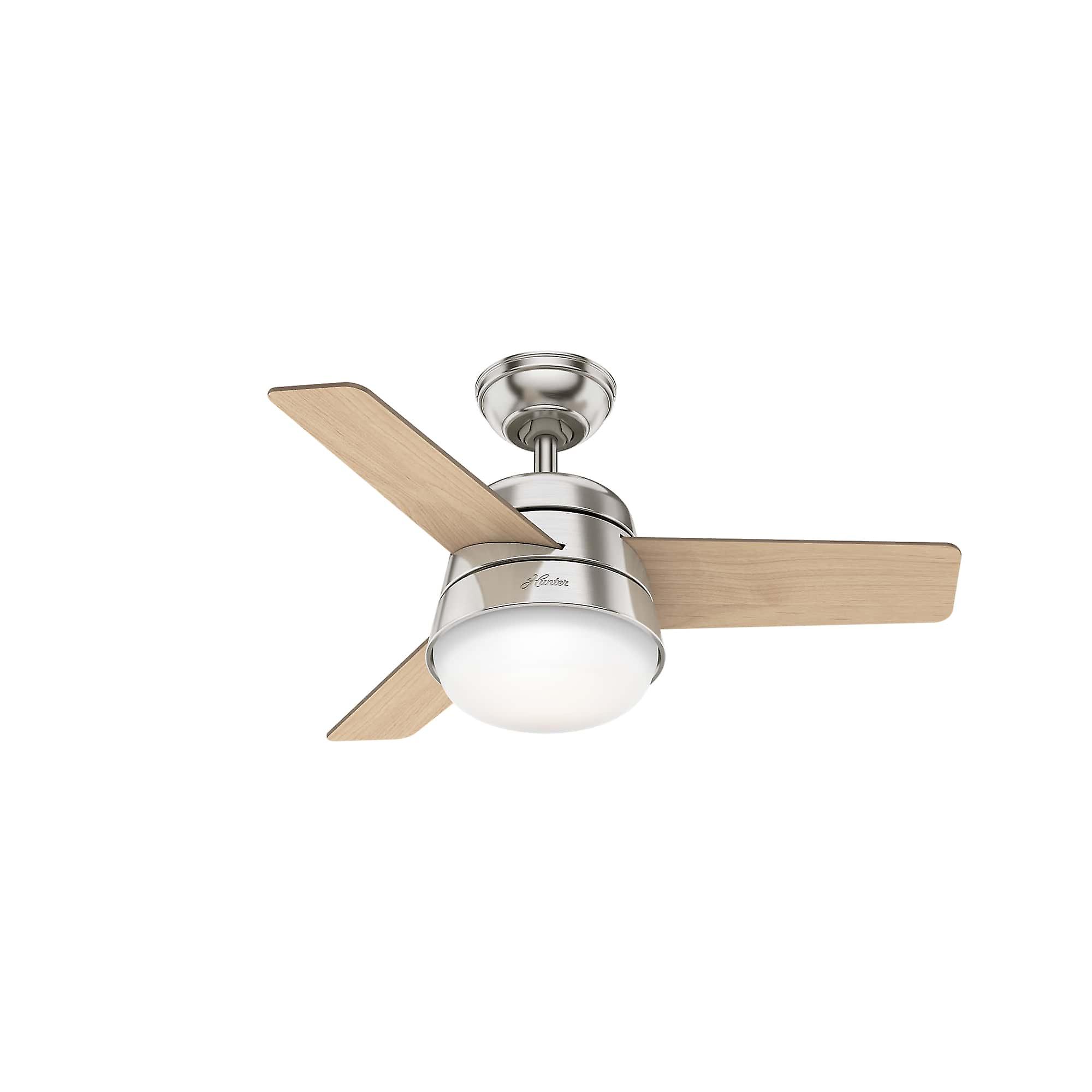 Ceiling fan Finley Nickel 91cm / 36" with Light