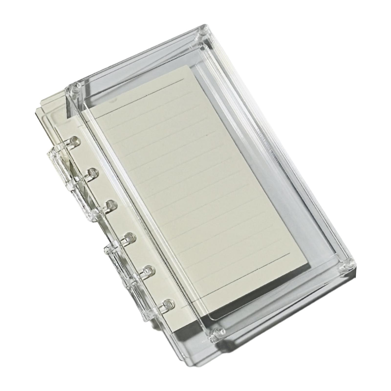 Loose Page Diary Book Creative Stationery for Journaling Drawing Note Taking A7 Clear