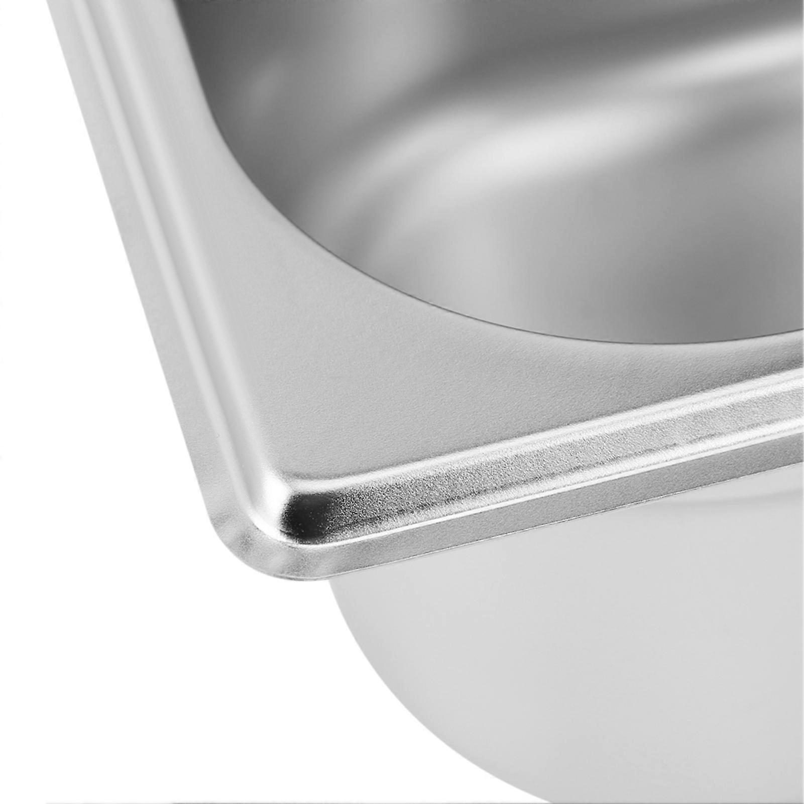 Stainless Steel Espresso Knock Box with Rubber Bar, Size S, Silver
