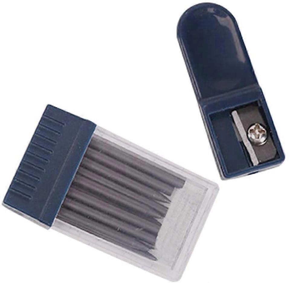 Compass Lead Refills Compass Replacement Pencil Lead 2.0 mm HB Compass Refills with Pencil Sharpener