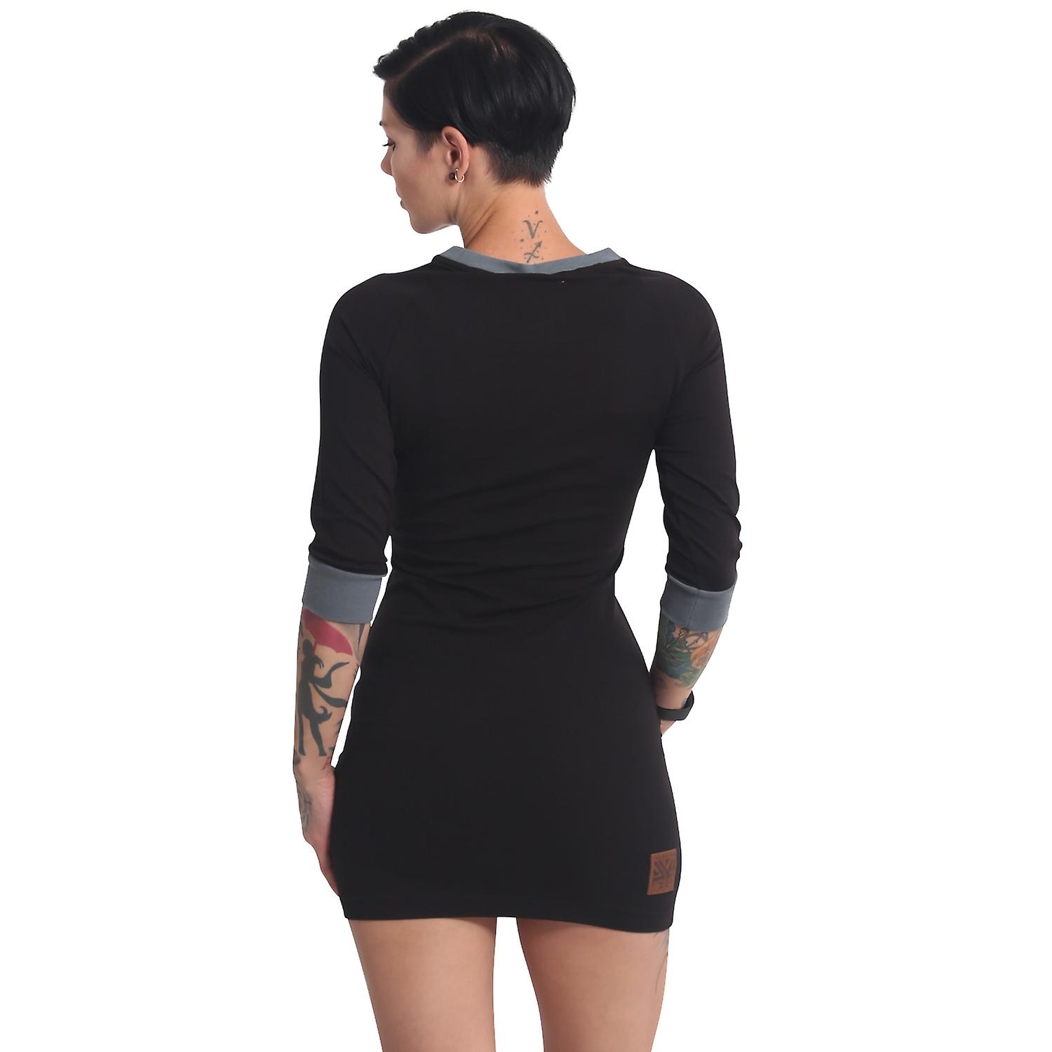 YAKUZA Women's Shirt Dress Glowing Skull Bodycon Fruugo UK