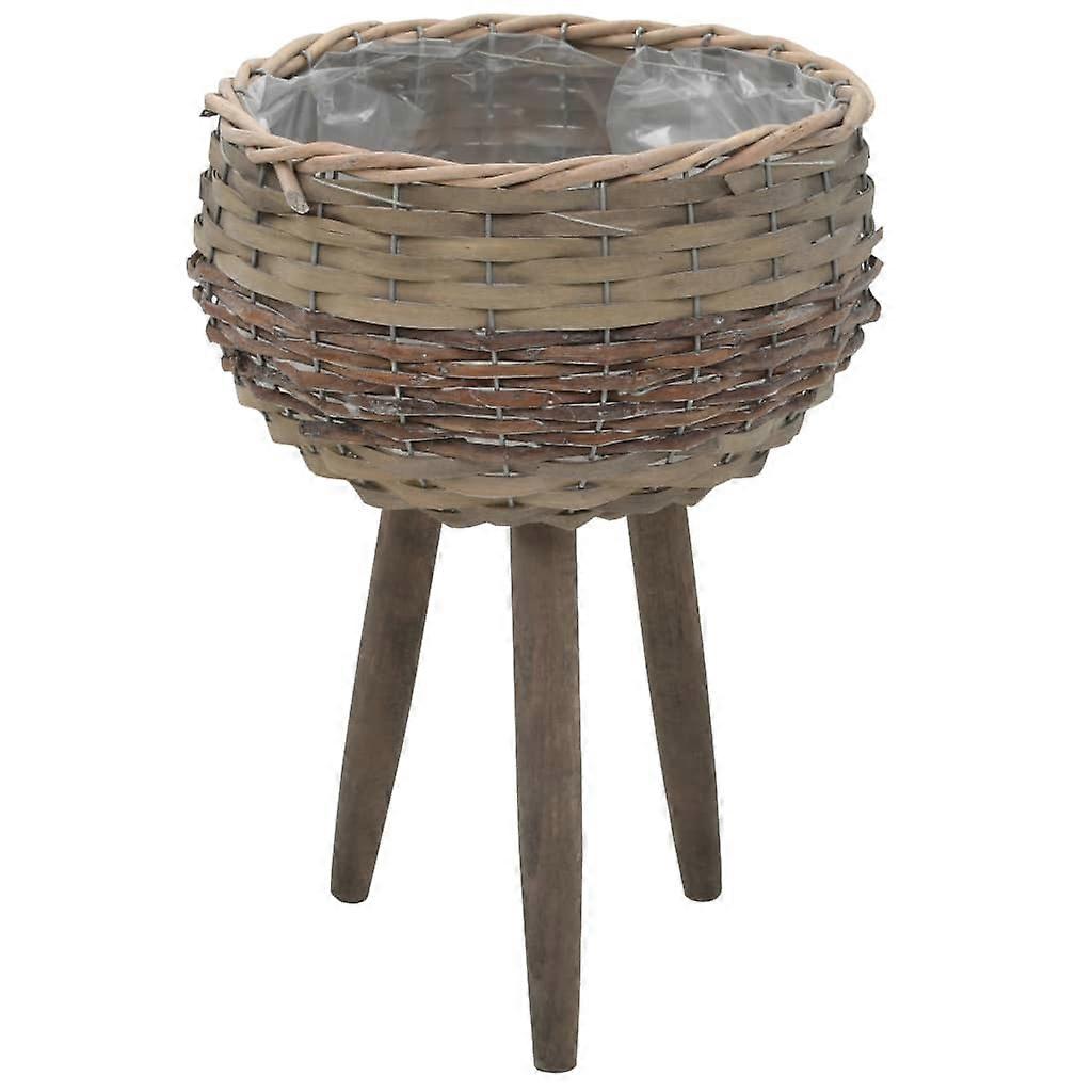 Planter 3 pcs Wicker with PE Lining NO.1528