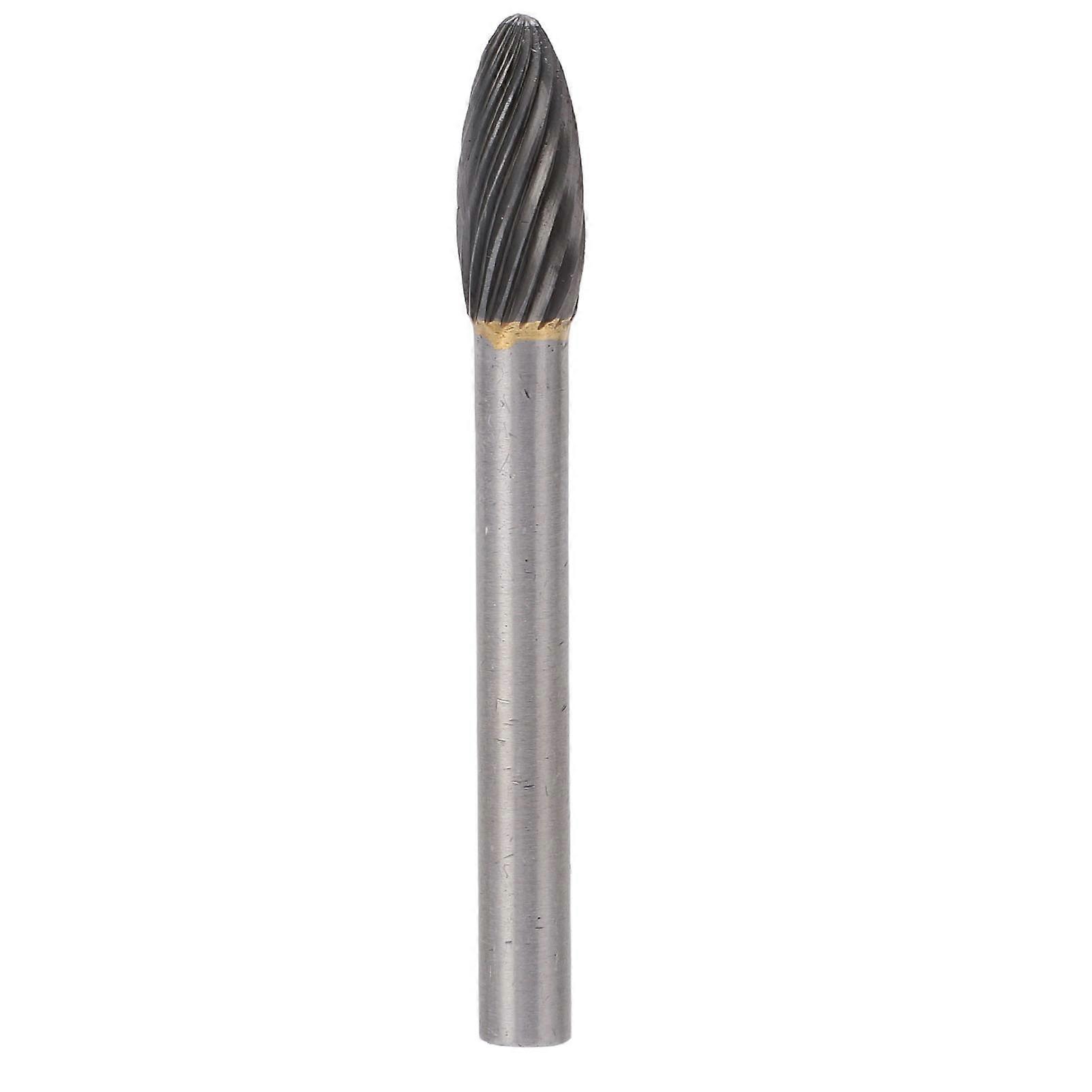 Carbide Rotary File Single Cut Die Grinder Burr Drill Bits Tool for Aviation Automotive Ship Surface Polishing