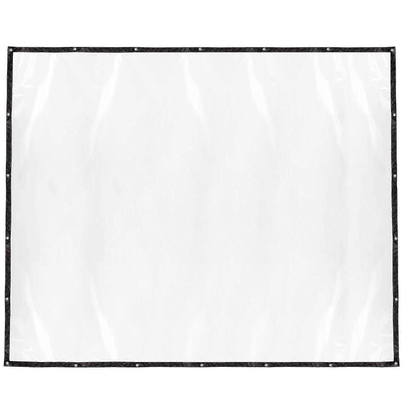 Telo impermeabile trasparente con occhielli, copertura per patio in PVC resistente, 100% nuovo