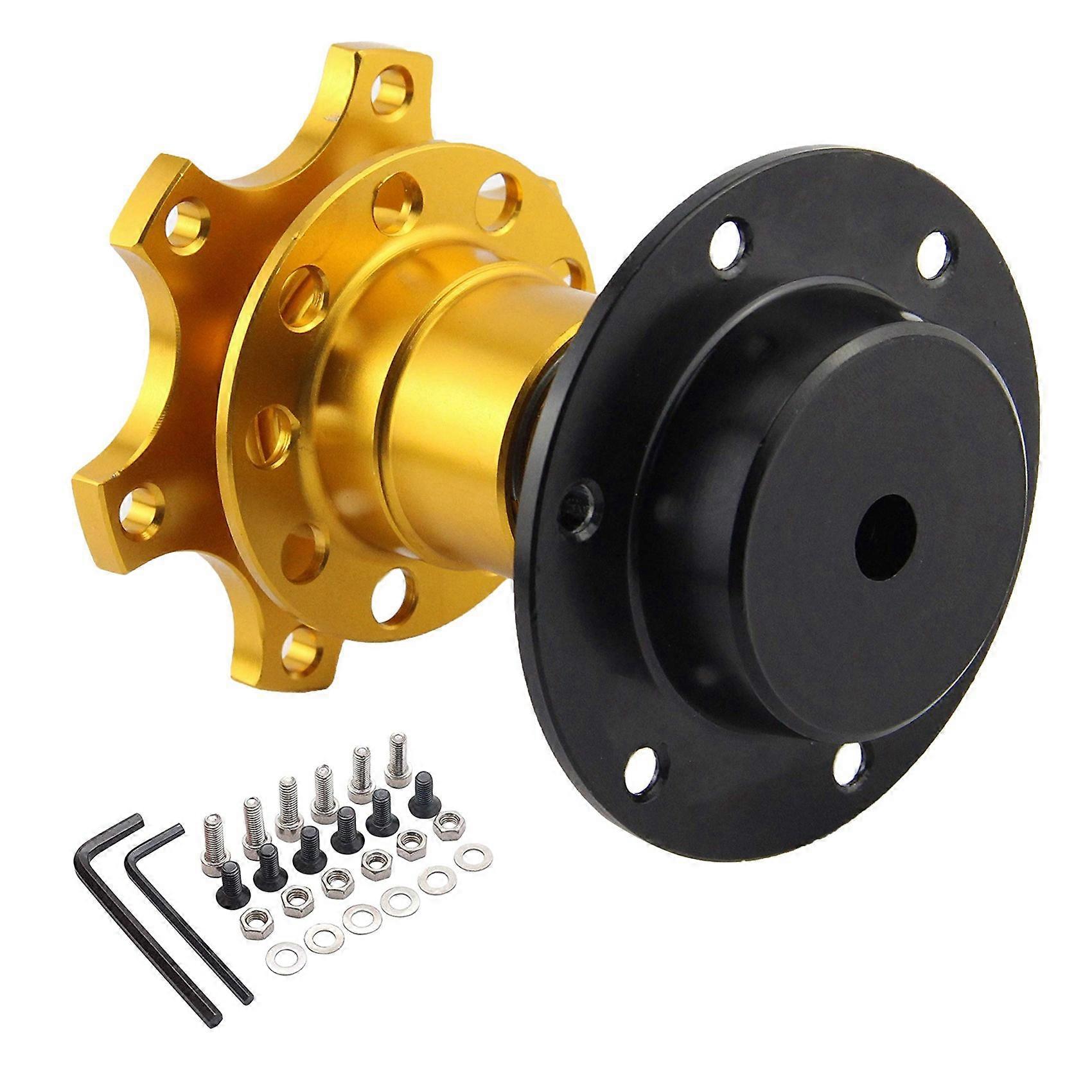 1Set Universell Bil Ratt Snabbkoppling Nav Adapter Snap Off Kit Race //Motorsport