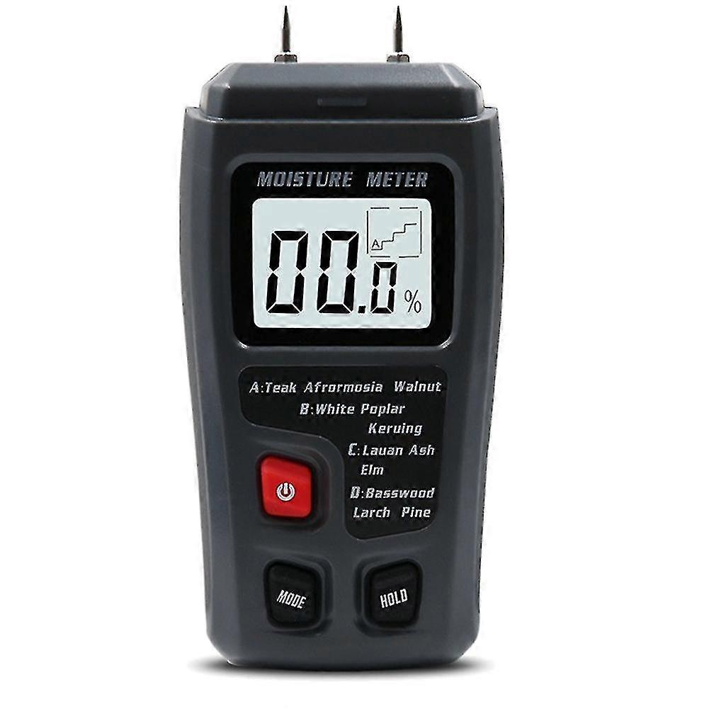 Wood Moisture Tester Portable High Precision Wood Moisture Meter Hygrometer Density Digital Electrical Timber Tree Damp Multi-color Optional
