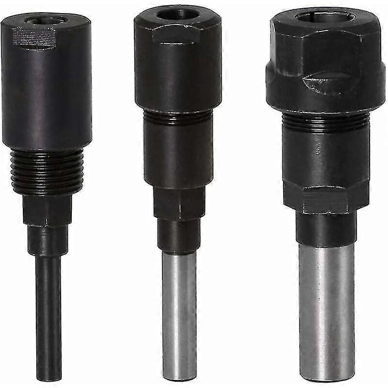 Router Collet Extension Router Bit Collet Extension And Trimming Carving Engraving Machine Extender Woodworking Chuck Holder Milling Cutter (1/4 Shank
