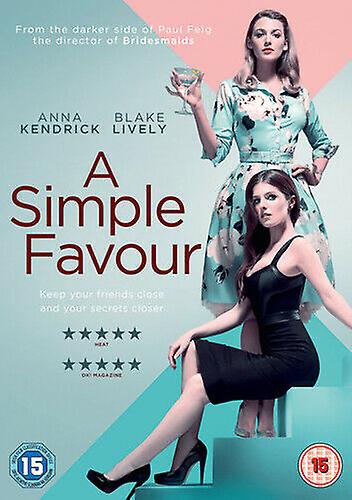 A Simple Favour DVD (2019) Blake Lively Feig (DIR) cert 15 - Region 2