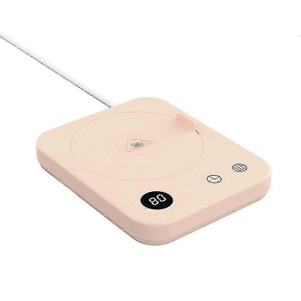 Home Timing Heating Coaster Plate Coffee Cup Pad Constant Temperatu...