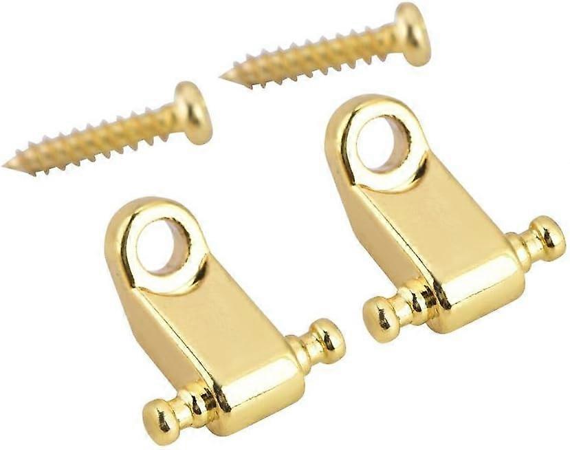 E-Gitarre Scooter Retainer, Roller String Tree Retainer für E-Gitarre Bass Packung mit 2 Stück Silber