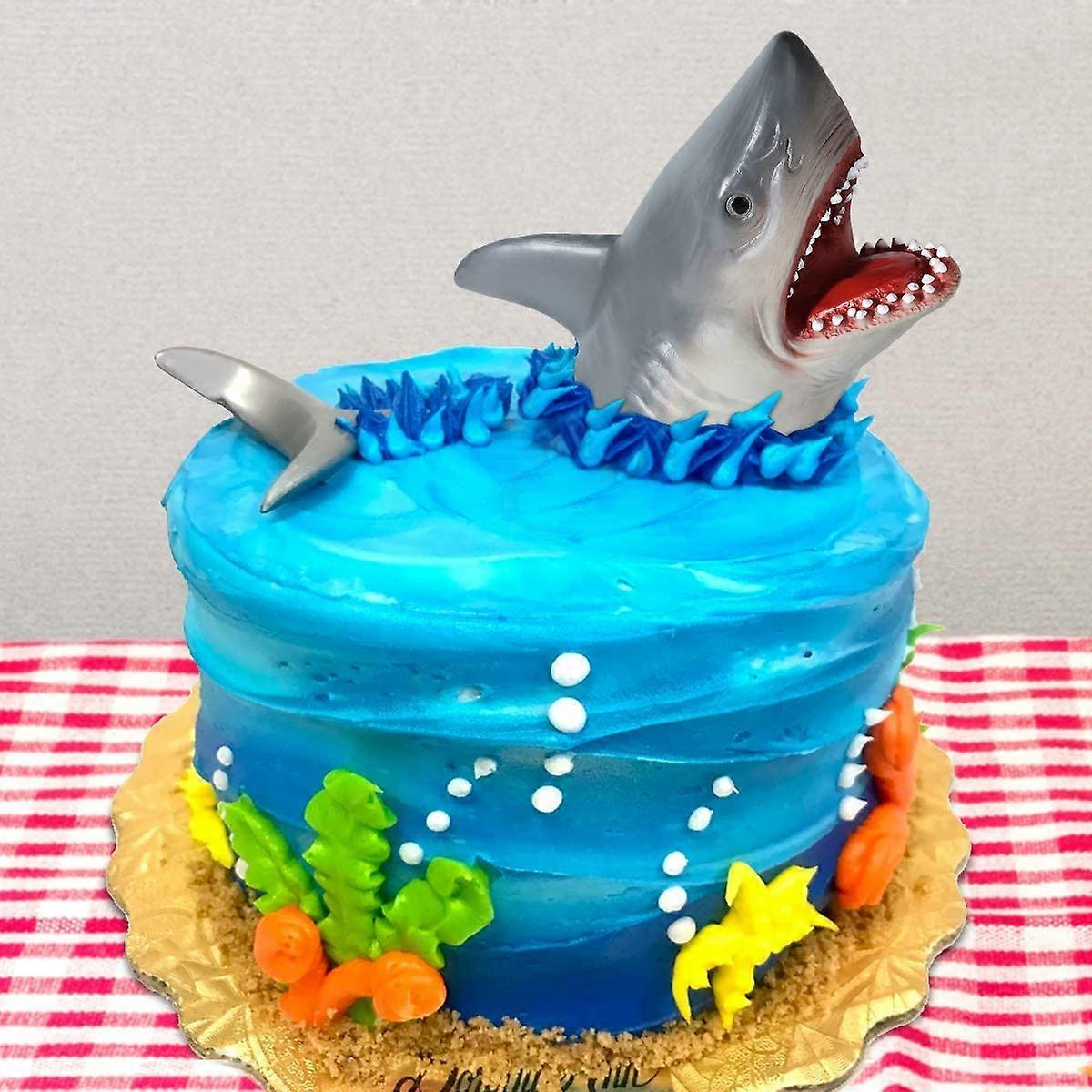 Marionnette Requin Réaliste Effrayante En Caoutchouc Souple - Jouet Main Enfants Adultes Jouet Requin Dents Pointues