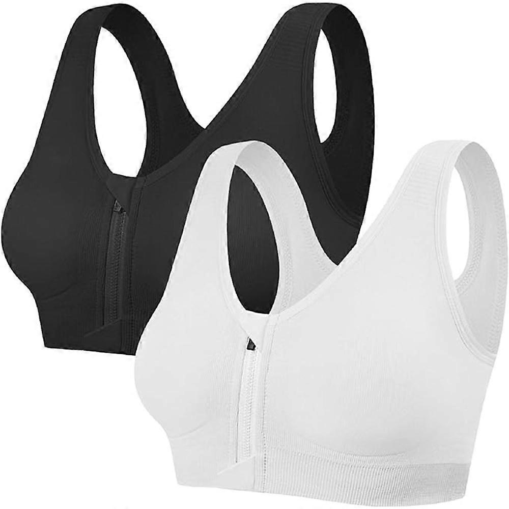 Urheiluliivit pehmustetut joustavat bustier-joogarintaliivit langattomat push up -urheiluliivit etuvetoketjulla Vahva tuki Kaksinkertaiset olkaimet Isot rinnat kuntojuoksuun