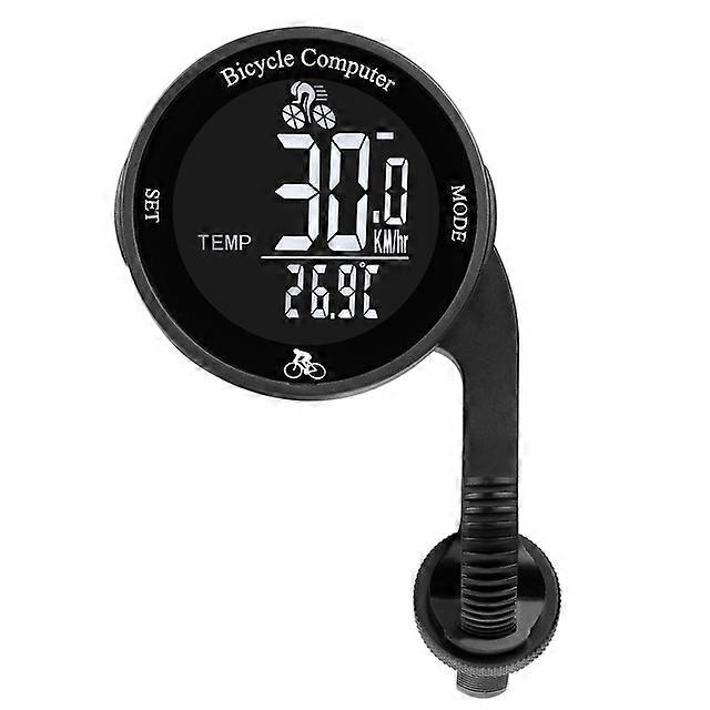 Wireless Bike Computer Waterproof Bicycle Odometer Multi Functional LCD Screen Cycling Speedometer Mountain Bike Speedo Meter