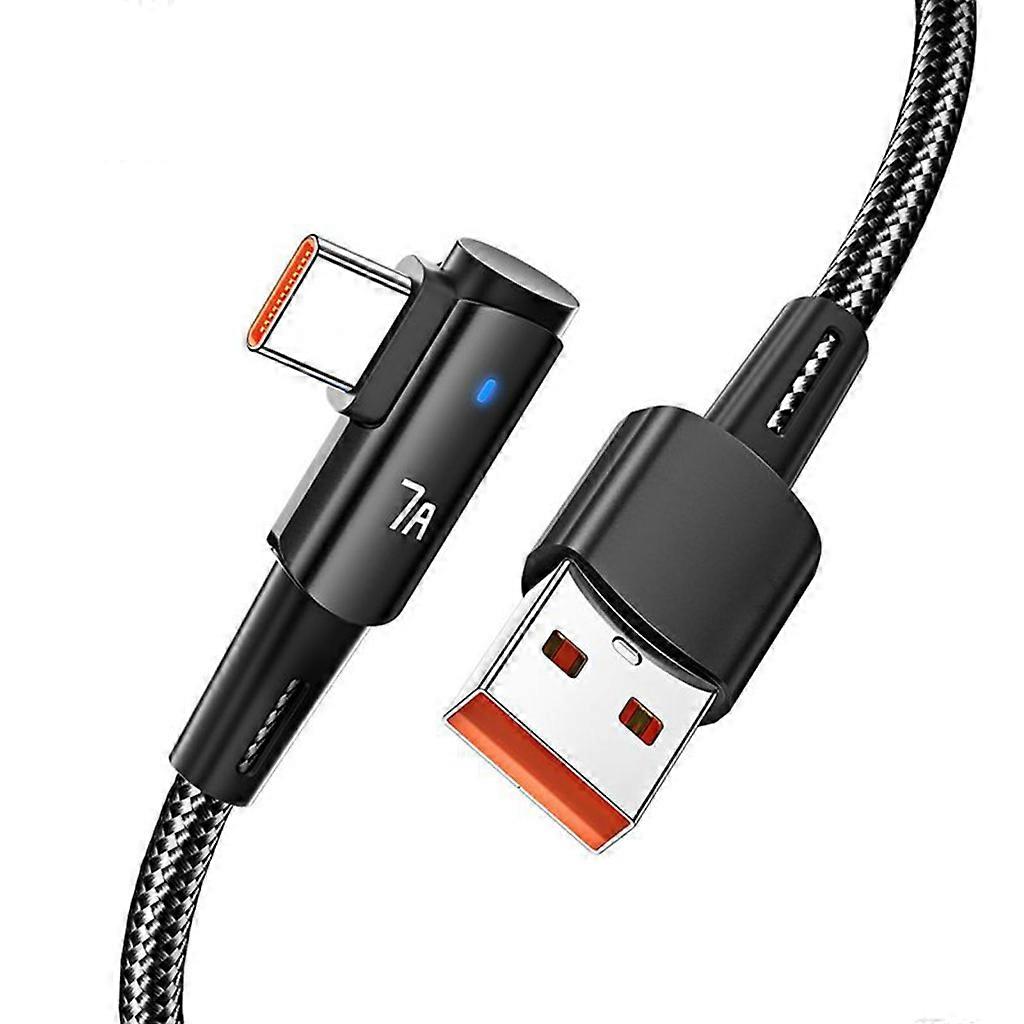  USB C Cable Right Angle Cord High Speed Data Transfer & Fast Charging Cable