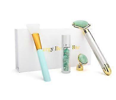 jade roller 2 in 1 beauty stick(green)