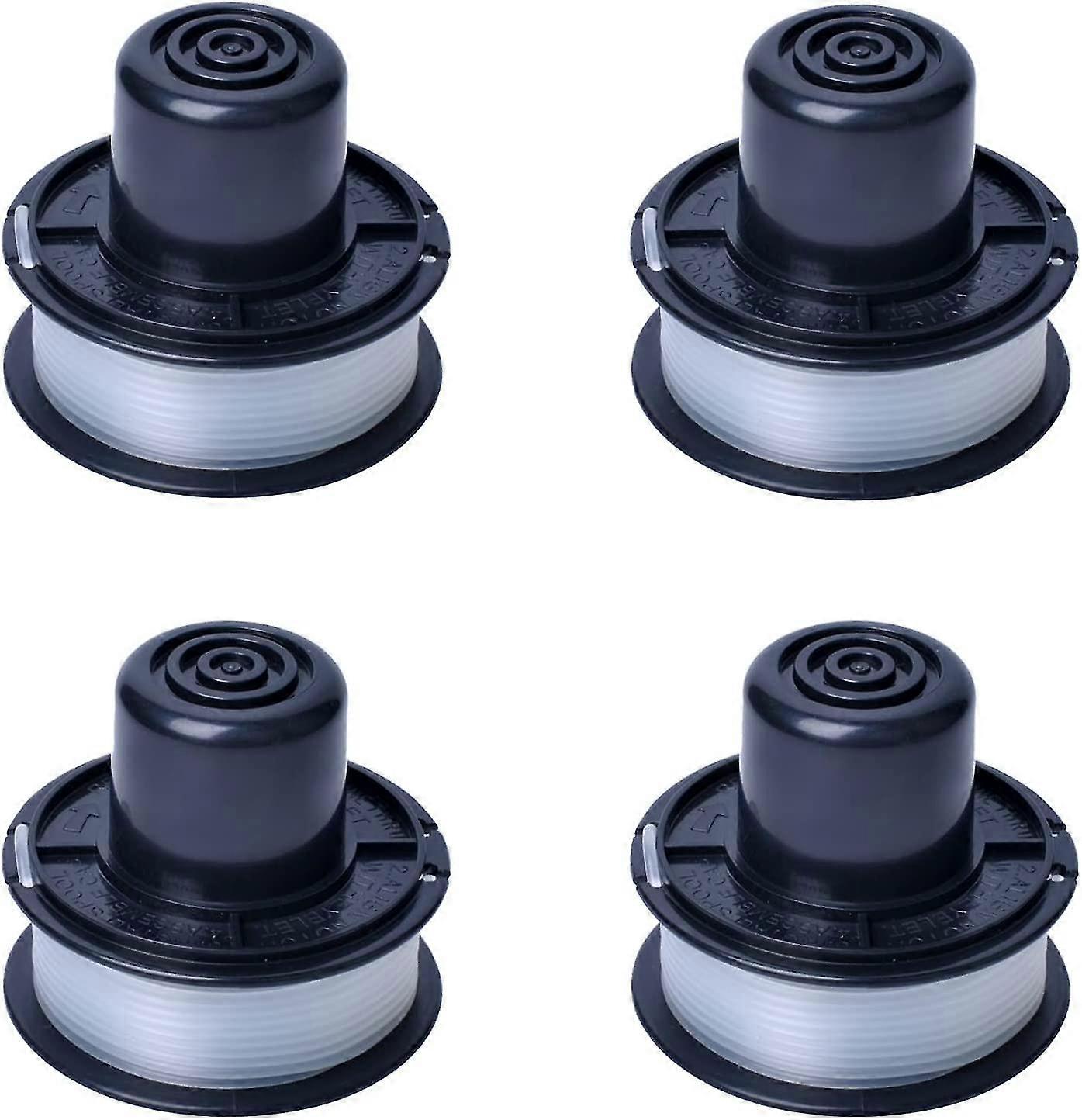 Grass Strimmer Spool And Line Compatible avec Black+decker Replace Gl250, Gl310, Gl360 Spools String Trimmers Tool (pack de 4)