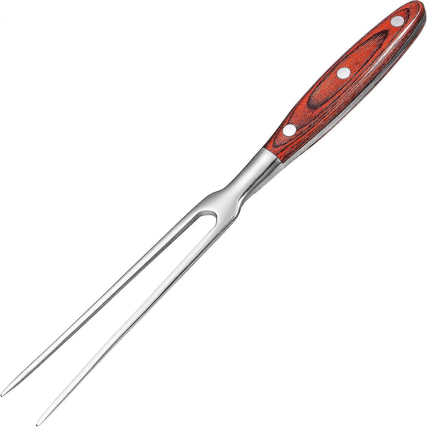 BBQ Fork Stainless Steel Meat Fork Cook Forks Two Prong Fork Carving Fork Cooking Tool Utensil Set for Pork Turkey Chicken Beef