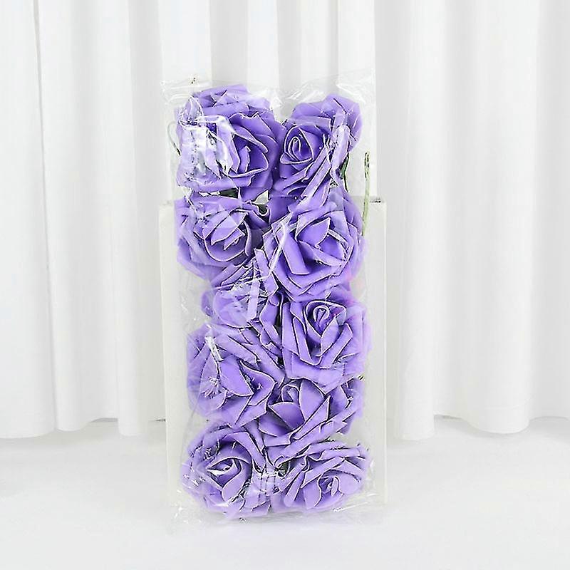8cm Large Rose Artificial Flower For Wedding Party Home Office Decor Fake Rose Flower 16cm Stem Wed Valentine's Day Decorations