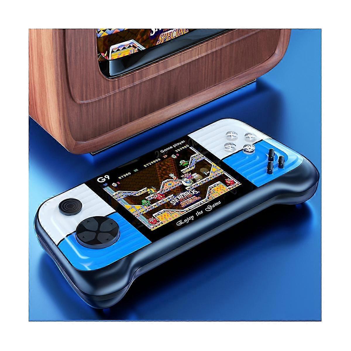 G9-Konsole + 2 Griffe, 3,0-Zoll-Gamepad, integrierte 666-Game-Player-Controller-Untersttzung fr den Anschluss eines Fernsehers