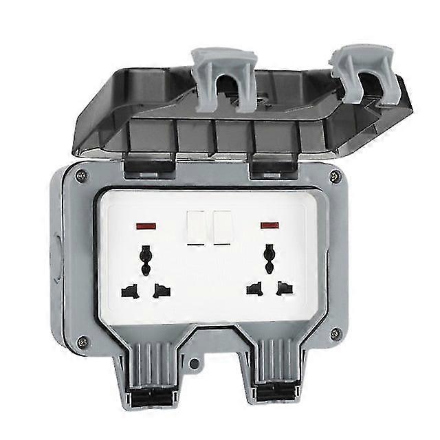 Waterproof outdoor socket wall electrical outlets, ip66 switched socket covers,13a outdoor wall plug socket