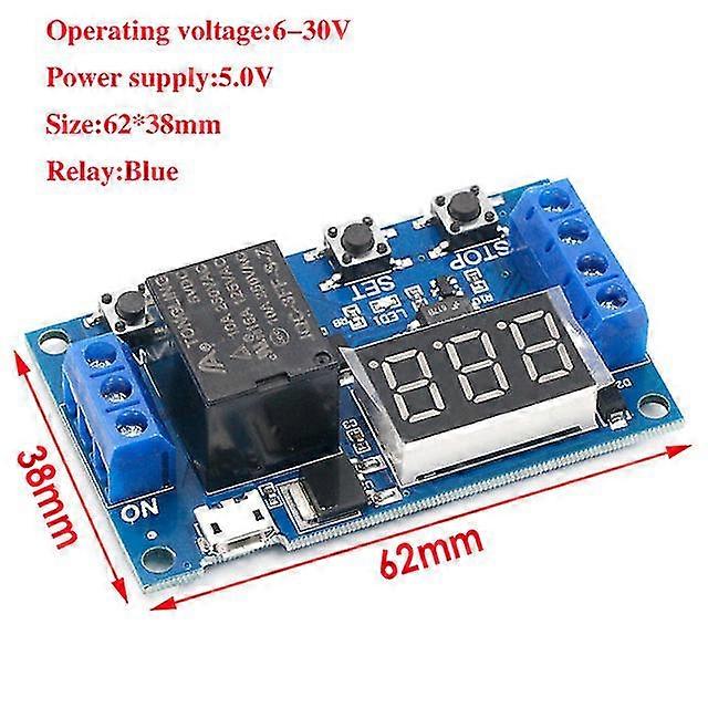 1 Channel 5v relay module time delay relay module trigger off / on switch timing cycle 999 minutes for arduino relay board rele