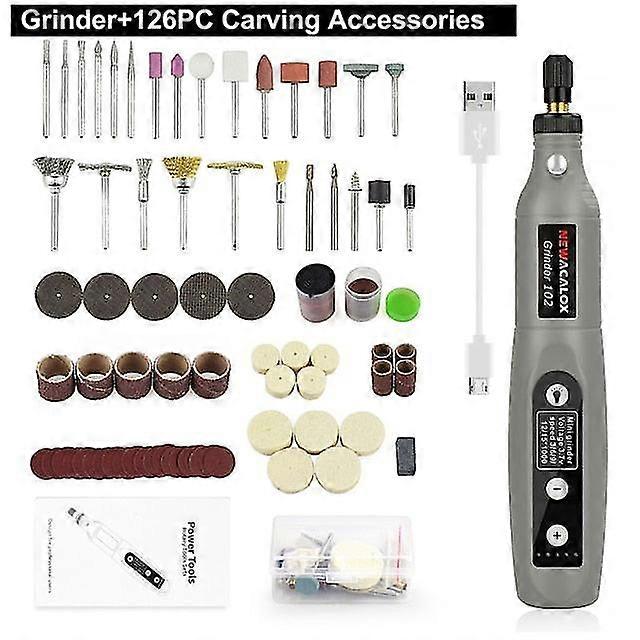 Usb charging variable speed mini grinder machine rotary tools kit grinder set