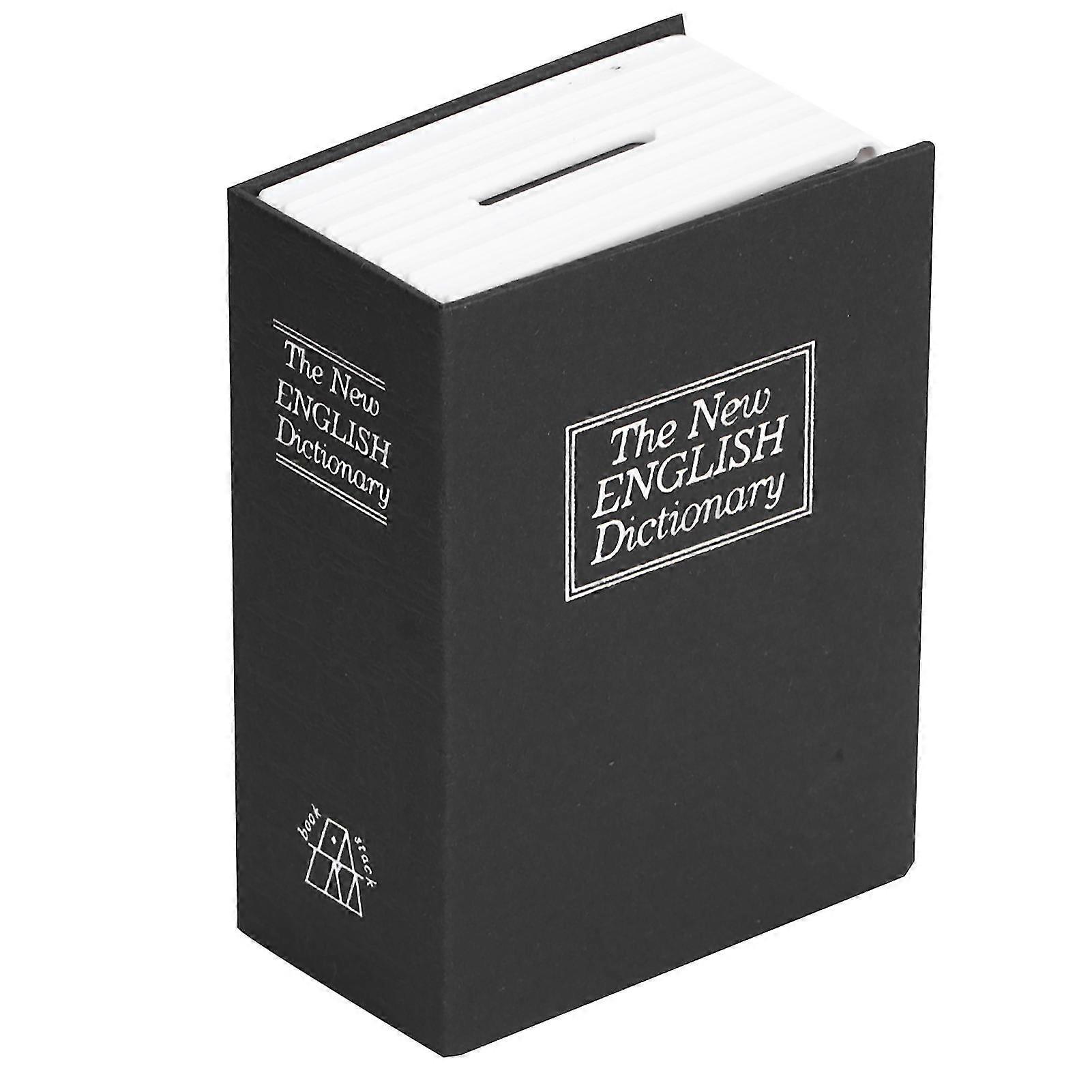 Mini Simulation Book Safe Storage Box Money Cash Jewelry Security Lock Case with Keys