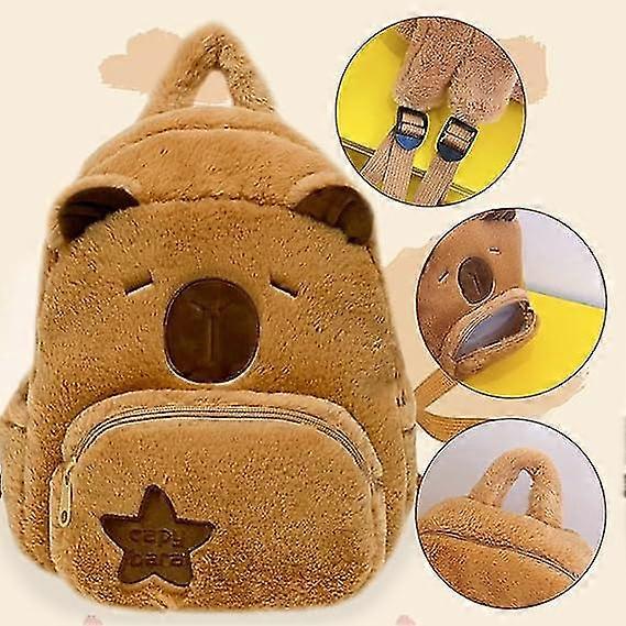 Wild Republic Zaino di peluche Panda Rosso